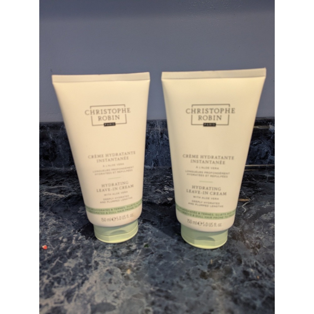 2-Christophe Robin Hydrating Leave-in Cream with Aloe Vera 5‎ fl oz **BRAND NEW